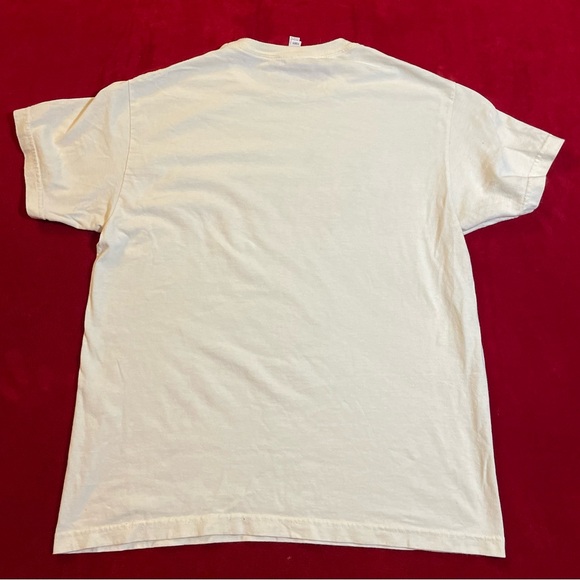 SOLD ✅American Apparel Men's Short Sleeve Light Yellow "FreeGoldWatch" T-Shirt L - Picture 5 of 6